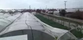 Kumluca ilçesinde hortumlar seralara zarar verdi