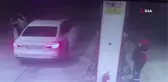 5 kişinin feci şekilde öldüğü kazanın yeni görüntüleri... Otomobilin yakıt alma anları kamerada