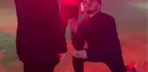 Esenyurt'ta halı sahada evlilik teklifi sürprizi