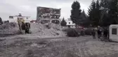 GAZİANTEP - Araban ilçesinde boşaltılan hükümet konağı yıkıldı