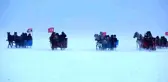 Belediye başkanları Çıldır Gölü'nde tipiye yakalandı