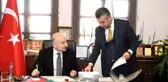 Son dakika: Bakan Adil Karaismailoğlu, Başkan Ocaklı'yı makamında ziyaret etti