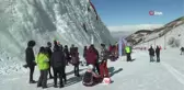 Buz üzerinde nefes kesen anlar... Palandöken'de onlarca sporcu buz duvarında kıyasıya mücadele verdi
