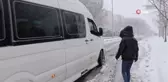 Kahramanmaraş'tan kar manzaraları...Sürücüler yollarda zor anlar yaşadı