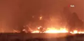 Son dakika haberleri! Petrol boru hattındaki yangına müdahale sürüyor