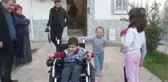 8 yaşındaki engelli Ayberk'in akülü tekerlekli sandalye hayali gerçek oldu