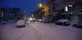 Dursunbey'de kar yağışı etkili oldu