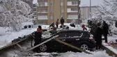 GAZİANTEP'TE KAR YOLLARI KAPATTI; MAHSUR KALAN 2 BİN 800 KİŞİ KURTARILDI
