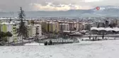 Kestel karla kaplandı
