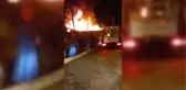 Sarıyer'de iki katlı binanın çatısında çıkan yangın söndürüldü