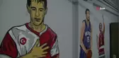 Şırnak'ta milli sporcular duvarlara resmedildi