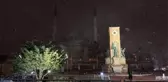 Taksim Meydanı'nda kar yağışı etkisini arttırdı