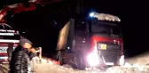 Çelikhan'a doğalgaz taşıyan tanker kurtarıldı