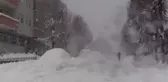Kastamonu'nun bazı ilçelerinde kar kalınlığı 1 metreyi geçti