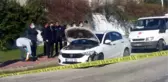 Kaza ihbarına giden ekipler, sürücüyü başından vurulmuş buldu