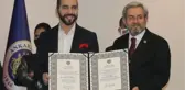 El Salvador Devlet Başkanı Bukele'ye 'Dostluk Payesi Beratı'