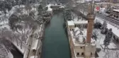 Şanlıurfa'da kar bir başka güzel... Tarihi alanlar beyaz örtüyle kaplandı