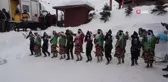 2 bin rakımlı yaylada kış festivali