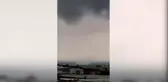 Denizde oluşan hortum, karaya ulaşmadan sona erdi