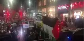 İsrail'in Londra Büyükelçiliği önünde Şeyh Cerrah protestosu