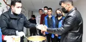 Soğuk havada öğrencilerin içini ısıtan etkinlik