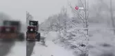Yalova'da ekiplerin kar mesaisi