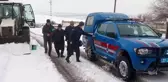 Araban'da mahsur kalan hastaların imdadına belediye yetişti