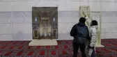 Restorasyona alınan Selimiye Camisi'nde ibadet için alan oluşturuldu