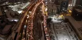 Basın Ekspres Yolu'ndaki trafik havadan görüntülendi