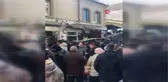 Kar yığınını taşıyamayan tente kadının üstüne çöktü