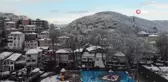 Sarıyer'de kartpostallık kar görüntüleri