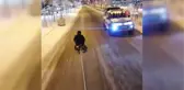 Erzurum sokaklarında tehlikeli macera