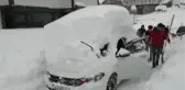 KASTAMONU - Araçlar kalınlığı 2 metreye yaklaşan karın altında kaldı