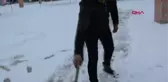 KORKUTELİ BEYAZA BÜRÜNDÜ