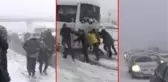 Hadımköy'deki kar esareti devam ediyor! Aracını terk eden de var, 40 saattir bekleyen de