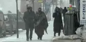 Erzurum'da kar ve tipi etkili oluyor