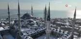 İstanbul'da kar fırtınasından geriye eşsiz boğaz manzaraları kaldı