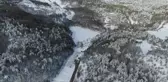 Karagöl'ün beyaz örtü altındaki görüntüsü mest etti