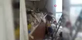 Yaşlı adamın evinden tonlarca çöp çıktı
