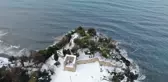 Akçakoca'da kar güzelliği havadan görüntülendi