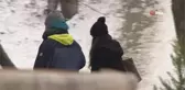 Kuğulu Park buz tuttu
