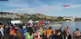 Son dakika haberleri! Kış ortasında, iklim krizi ve orman yangınlarına dikkat çekmek için kulaç attılar