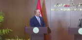 Bakan Çavuşoğlu, Maldivler'de mevkidaşıyla ortak basın toplantısında konuştu