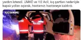 Bakan Koca: Fenalaşan şeker hastası, kapalı yol açılarak hastaneye kaldırıldı