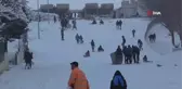 Beyşehir'in doğal kayak merkezi kayak severlerin gözdesi oldu