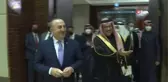 Dışişleri Bakanı Çavuşoğlu, Bahreyn Dışişleri Bakanı Al Zayani ile bir araya geldi