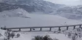 Murat Nehri kısmen buz tuttu