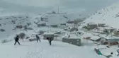 Van'ın kar örtüsü altındaki köylerinde 