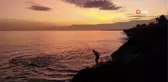 Karadeniz'de şubat ayında donduran deniz keyfi