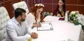 Mersin'de nikah solanlarında 02.02.2022 yoğunluğu
